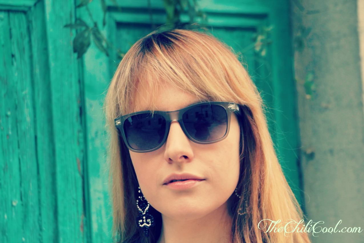 alessia milanese, thechilicool, fashion blog, fashion blogger,voglia di primavera con leggings a fiori ed un pull azzurro cielo, marcie chloè 
