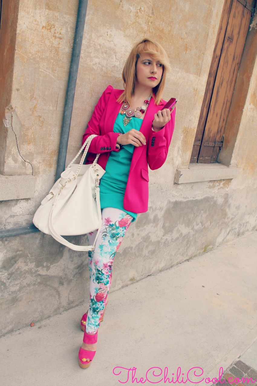 alessia milanese, thechilicool, fashion blog, fashion blogger,petali di fiori su tela fucsia quando la primavera lascia il posto all'estate