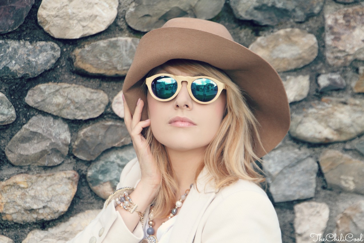 alessia milanese, thechilicool, fashion blog, fashion blogger, back to basics con shorts a righe e sunglasses in bambù, marcie chloe bag   