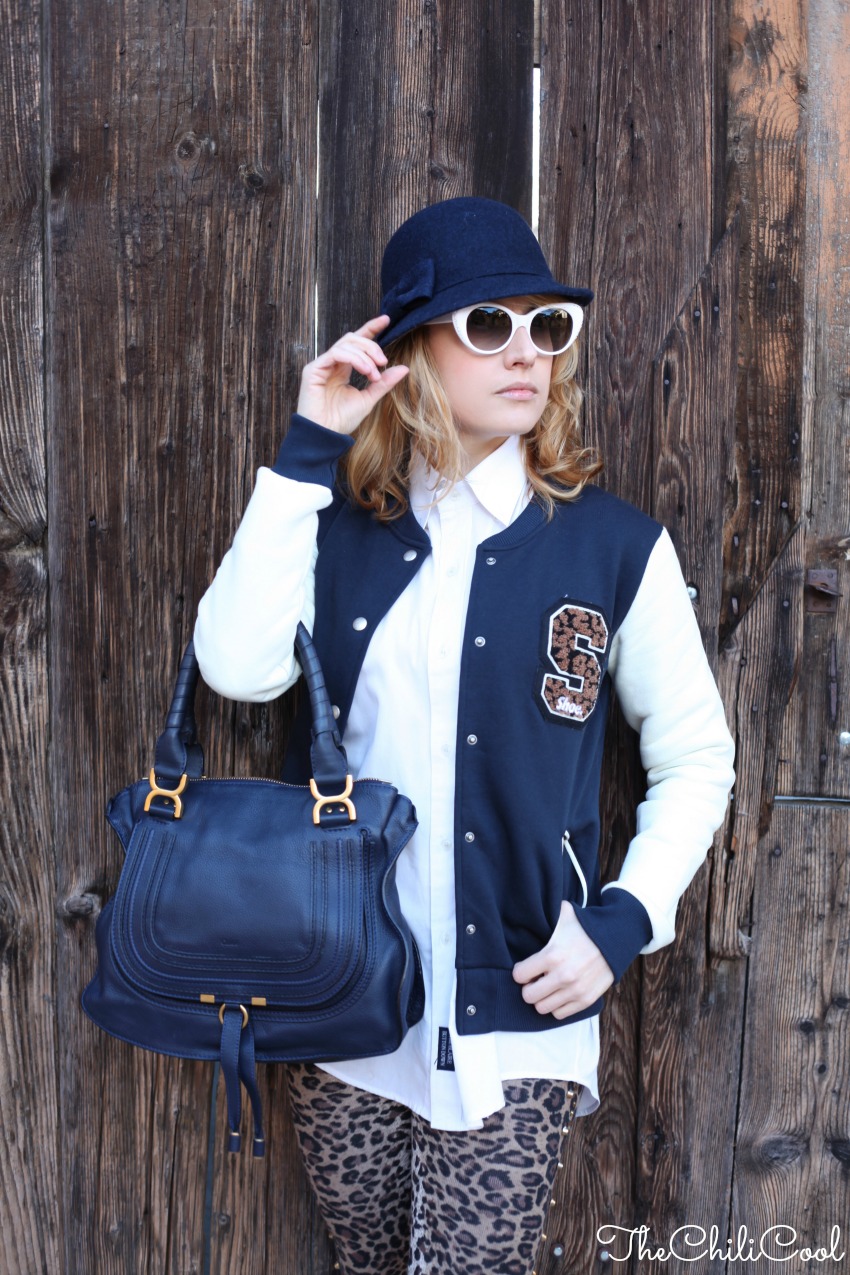 alessia milanese, thechilicool, fashion blog, fashion blogger, varsity jacket, marcie bag chloe 