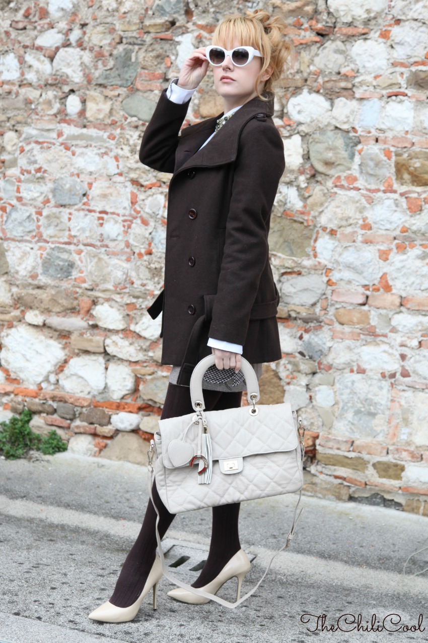 Ladylike con gonna a vita alta e calze pesanti, alessia milanese, thechilicool, fashion blog, fashion blogger Ladylike con gonna a vita alta e calze pesanti, alessia milanese, thechilicool, fashion blog, fashion blogger