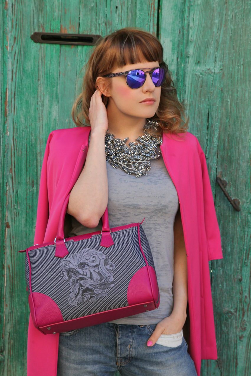 In pink we trust, alessia milanese, thechilicool, fashion blog, fashion blogger, monya grana hybla, rocks eyewear 
