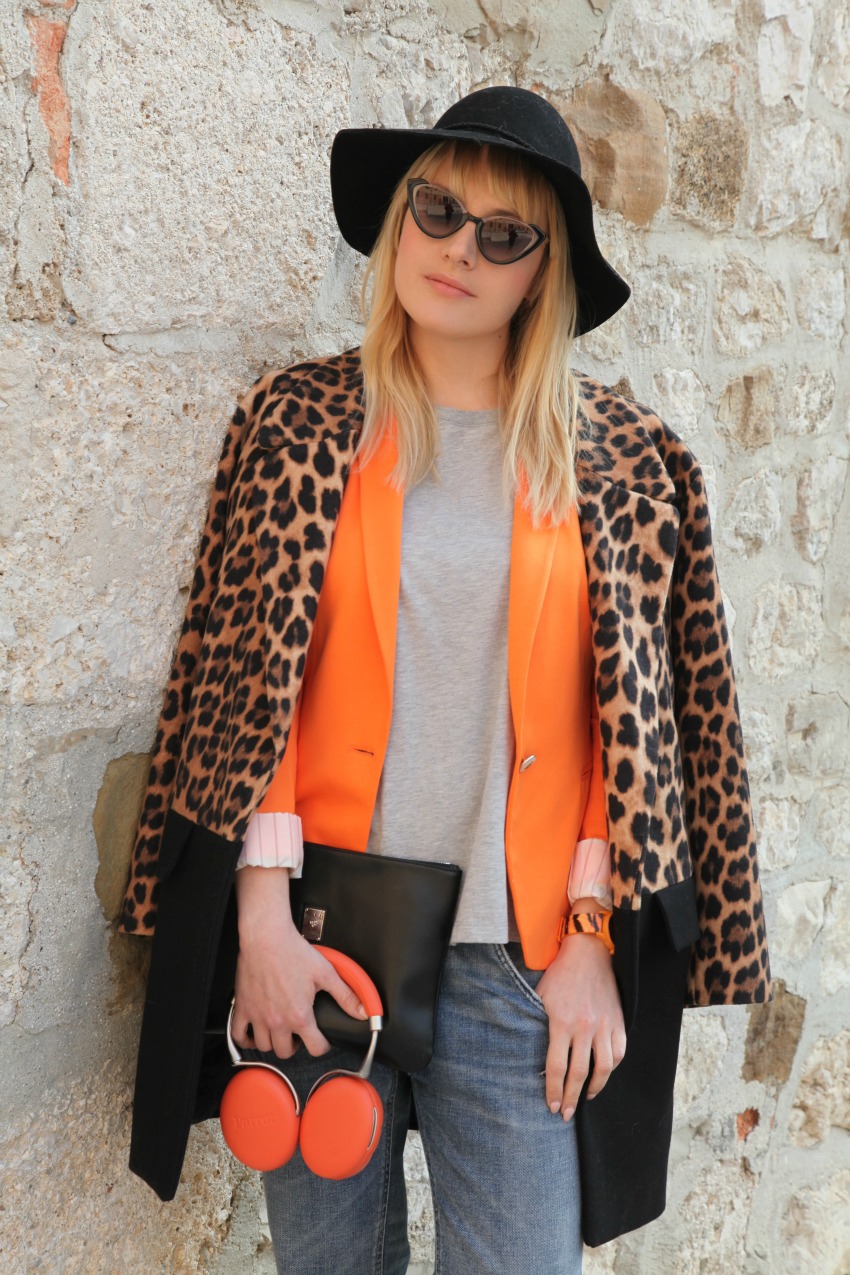Dare to be happy. Storie d'arancio e sorrisi, alessia milanese, thechilicool, fashion blog, fashion blogger, parrot headphones, smile solar orologi
