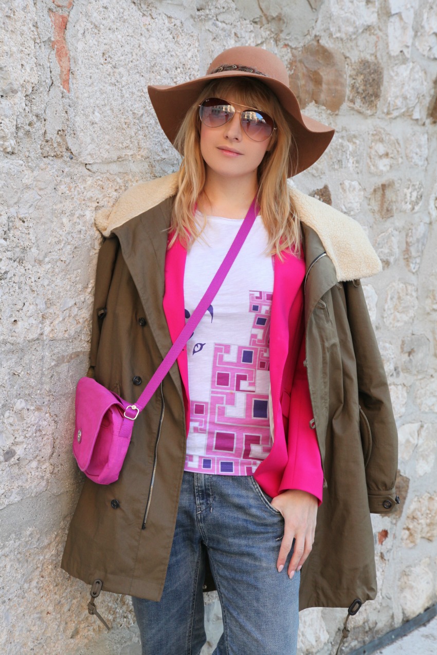 Pink...parka, alessia milanese, thechilicool, fashion blog, fashion blogger
