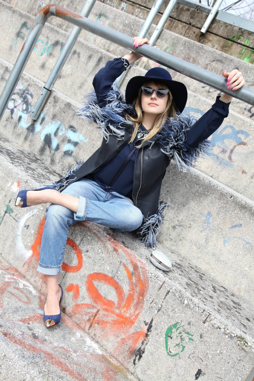 Tracce di blu e sfumature da comporre, alessia milanese, thechilicool, fashion blog, fashion blogger , ottaviani bijoux
