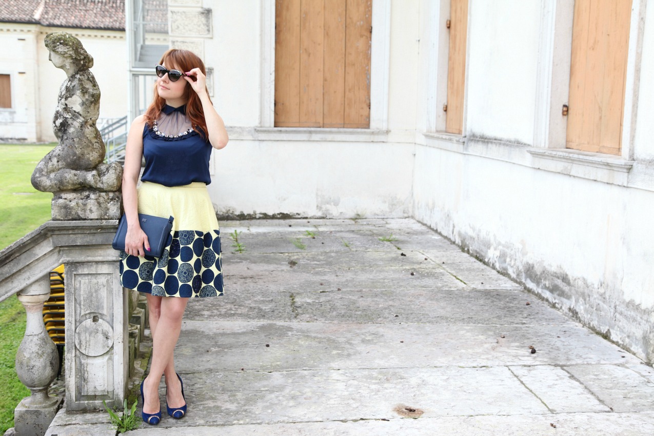 Orizzonti, gonne dal sapore principesco ed il blu, alessia milanese, thechilicool, fashion blog, fashion blogger, princesse metropolitaine
