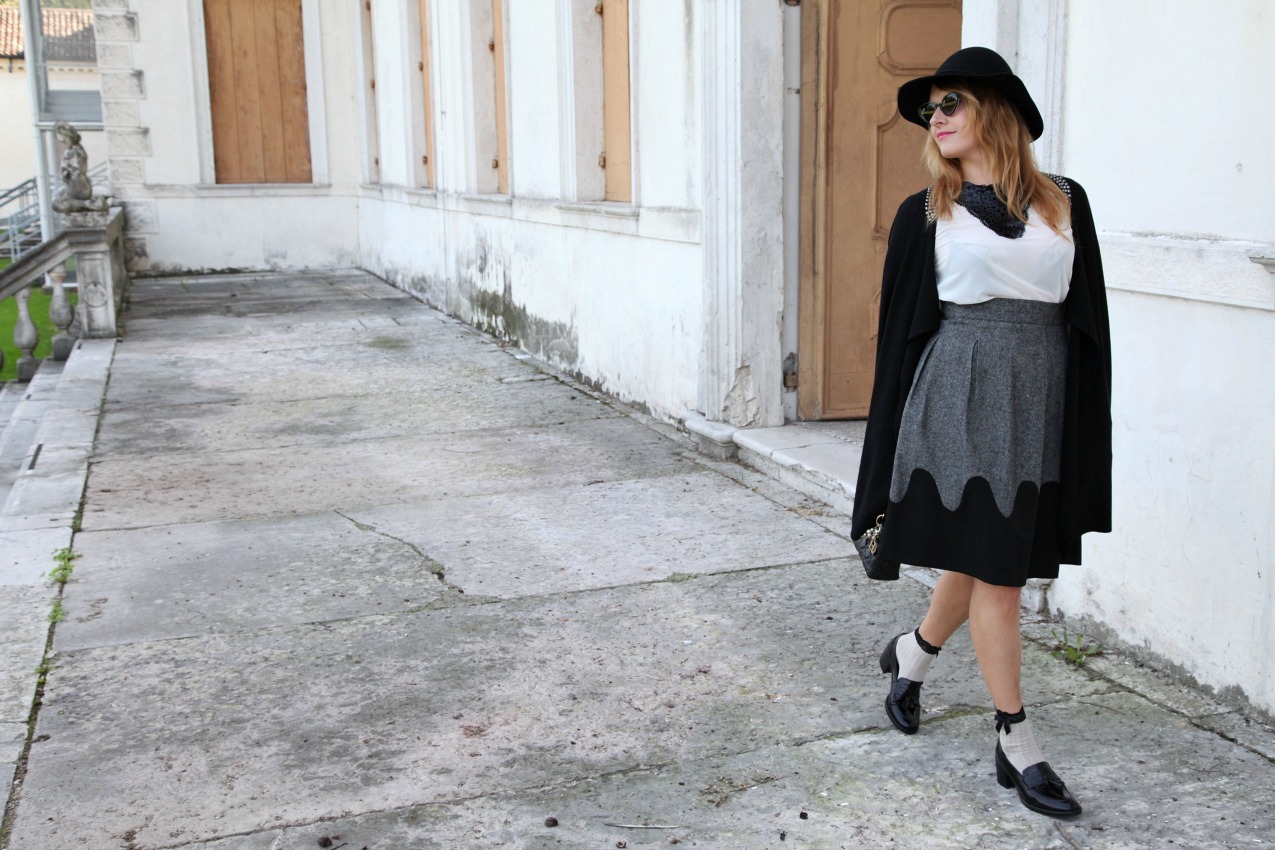 Scent of black: gonne romantiche, tacchi e fiocchi, alessia milanese, thechilicool, fashion blog, fashion blogger, lady dior bag, deichmann italian blogger collection