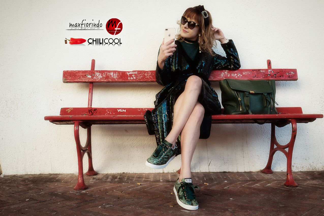 #ChiliOutfit: bagliori tra le trame del velluto, alessia milanese, thechilicool, fashion blog, fashion blogger , ama brand sneakers