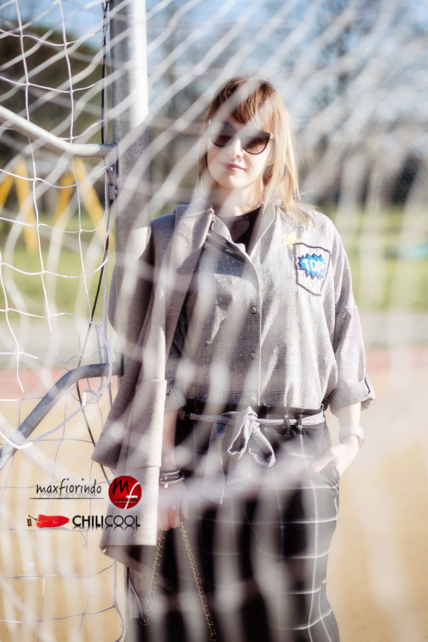 #ChiliOutfit: geometrie di quadri e sogni in divenire, alessia milanese, thechilicool, fashion blog, fashion blogger , amazon moda