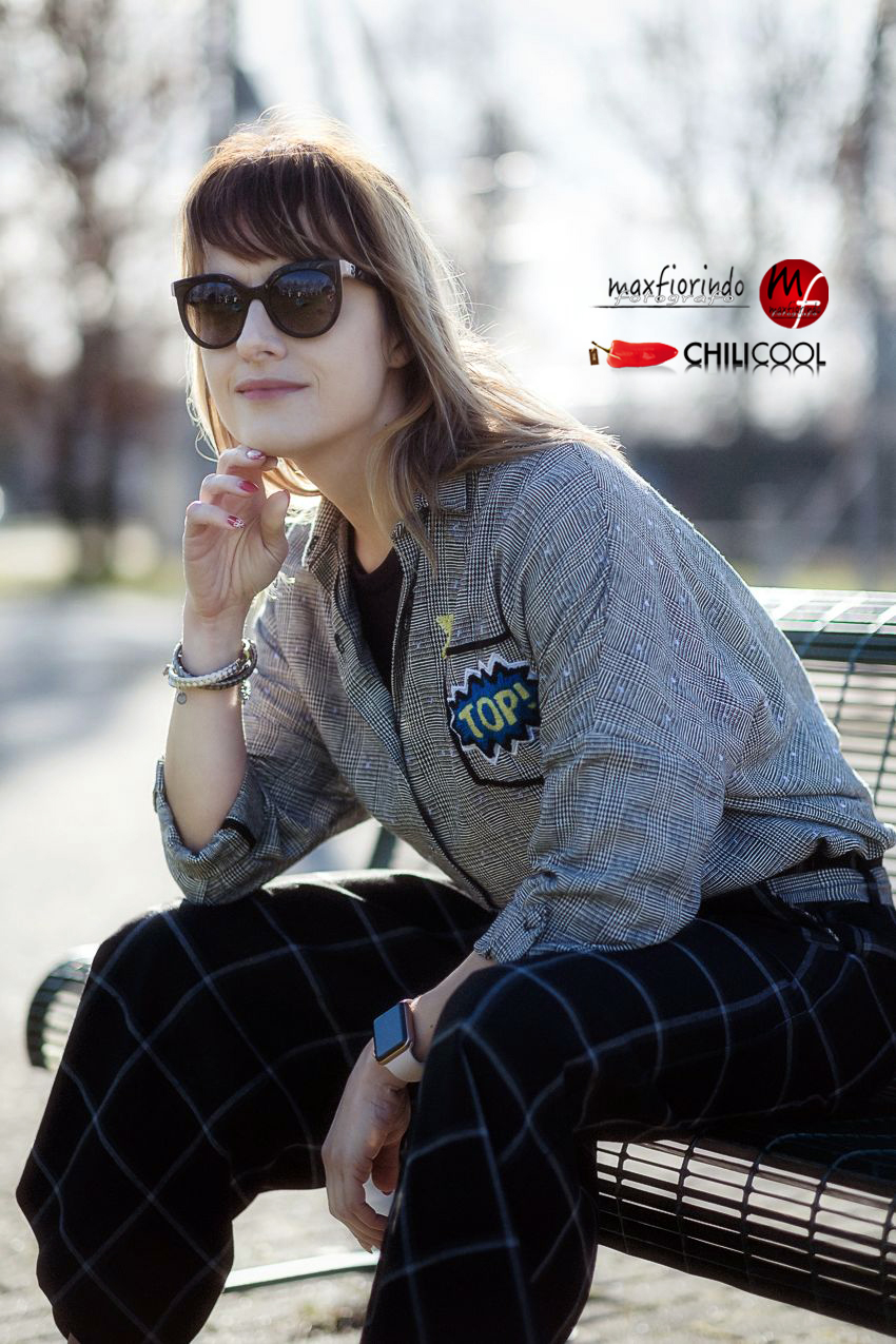 #ChiliOutfit: geometrie di quadri e sogni in divenire, alessia milanese, thechilicool, fashion blog, fashion blogger , amazon moda