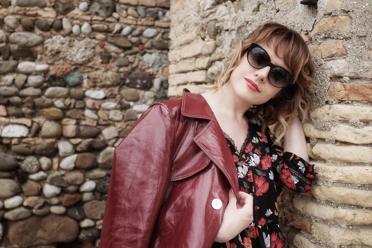 #ChiliOutfit: come abbinare il trench rosso in vinile, alessia milanese, thechilicool, fashion blog, fashion blogger