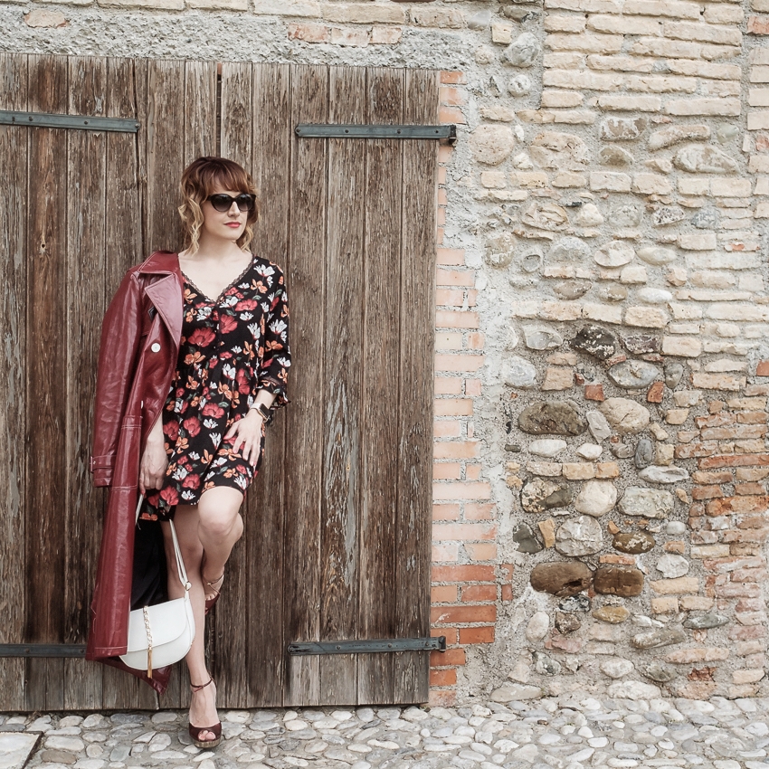 #ChiliOutfit: come abbinare il trench rosso in vinile, alessia milanese, thechilicool, fashion blog, fashion blogger
