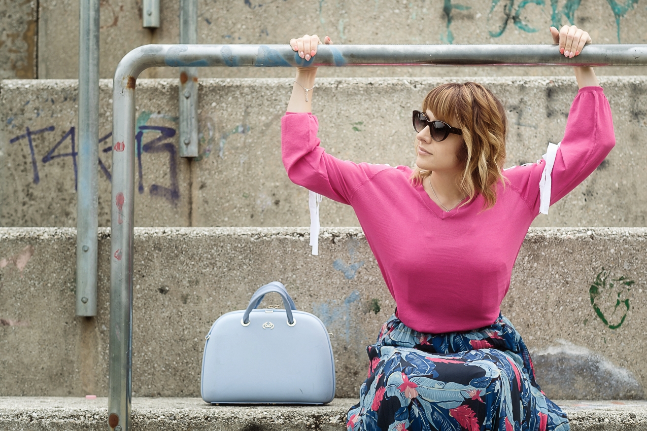 #ChiliOutfit: come indossare la gonna floreale d'estate, alessia milanese, thechilicool, fashion blog, fashion blogger , princesse metropolitaine 