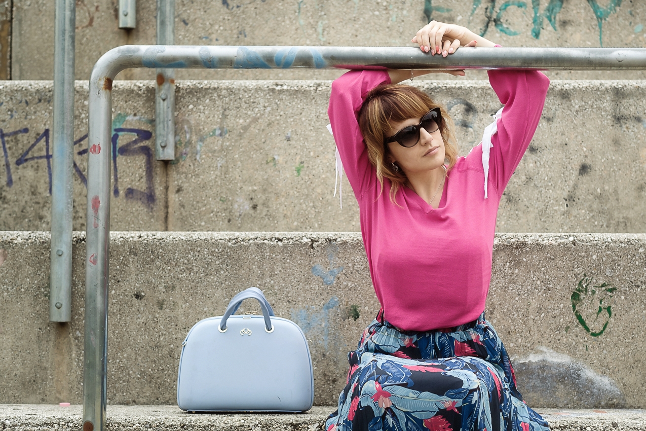 #ChiliOutfit: come indossare la gonna floreale d'estate, alessia milanese, thechilicool, fashion blog, fashion blogger , princesse metropolitaine 