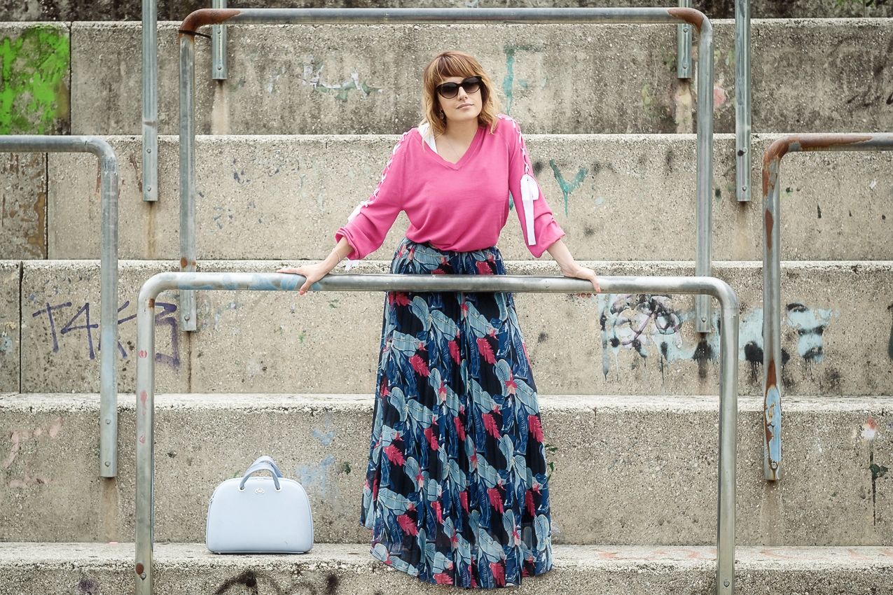 #ChiliOutfit: come indossare la gonna floreale d'estate, alessia milanese, thechilicool, fashion blog, fashion blogger , princesse metropolitaine 