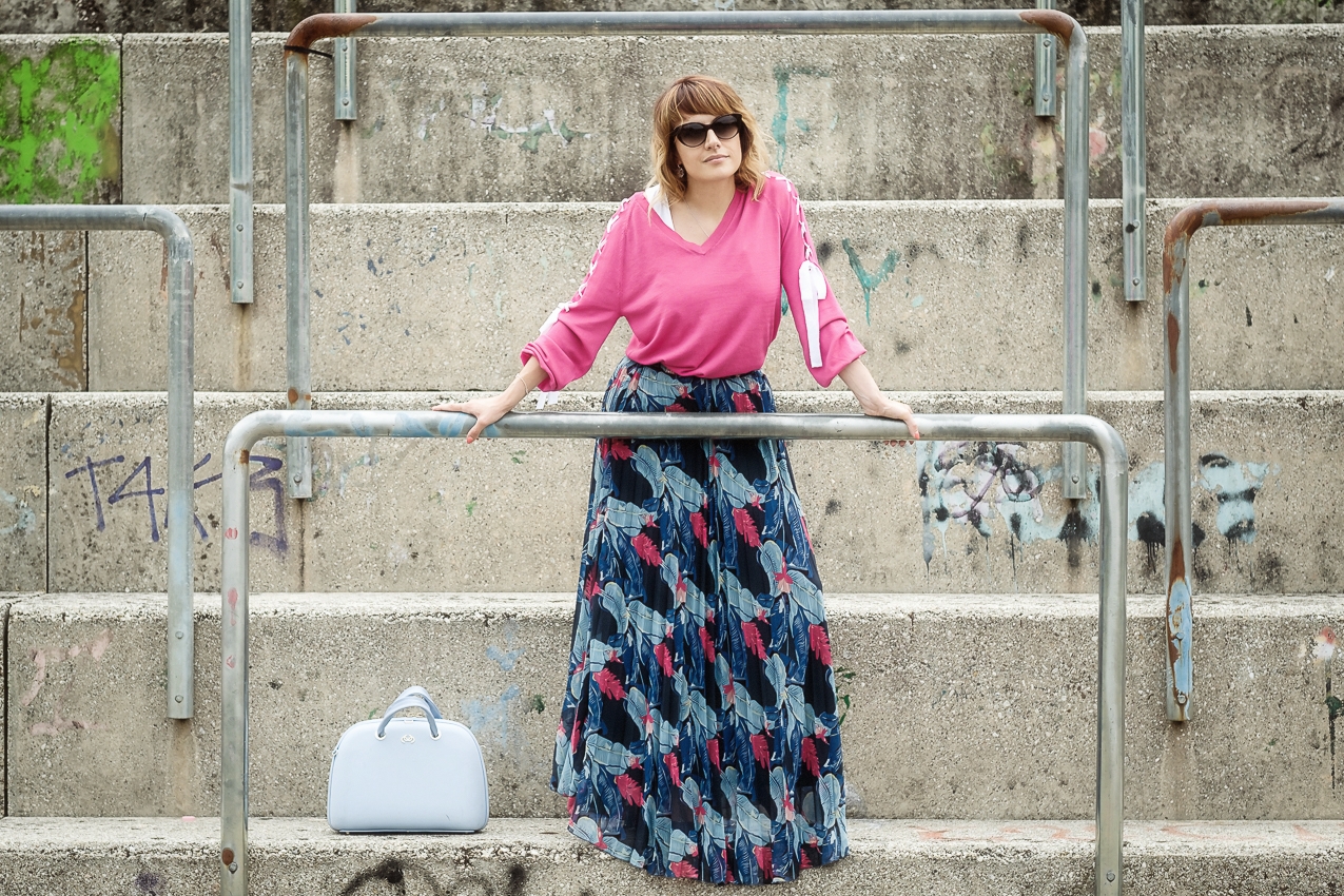 #ChiliOutfit: come indossare la gonna floreale d'estate, alessia milanese, thechilicool, fashion blog, fashion blogger , princesse metropolitaine 